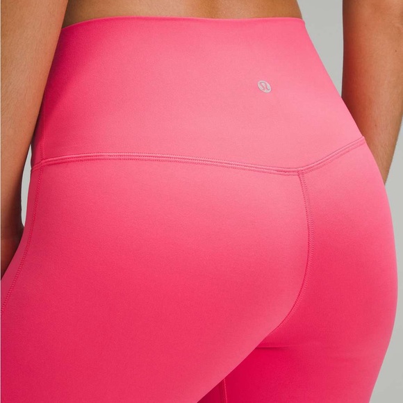 Lululemon Align High Rise Pant 25” Glaze Pink Size 8 - Picture 1 of 9